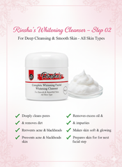 Rinsha’s 6 in 1 Complete Whitening Facial Kit – Vitamin E & Retinol | Family Facial Kit for Glowing & Fair Skin