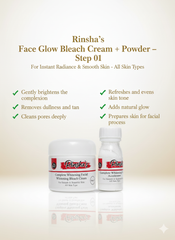 Rinsha’s 6 in 1 Complete Whitening Facial Kit – Vitamin E & Retinol | Family Facial Kit for Glowing & Fair Skin