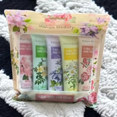 5 Piece Beauty Kaliya Floral Scent Hand Cream With Beautiful Fragrance Rose Type 30g ( 5 piece )