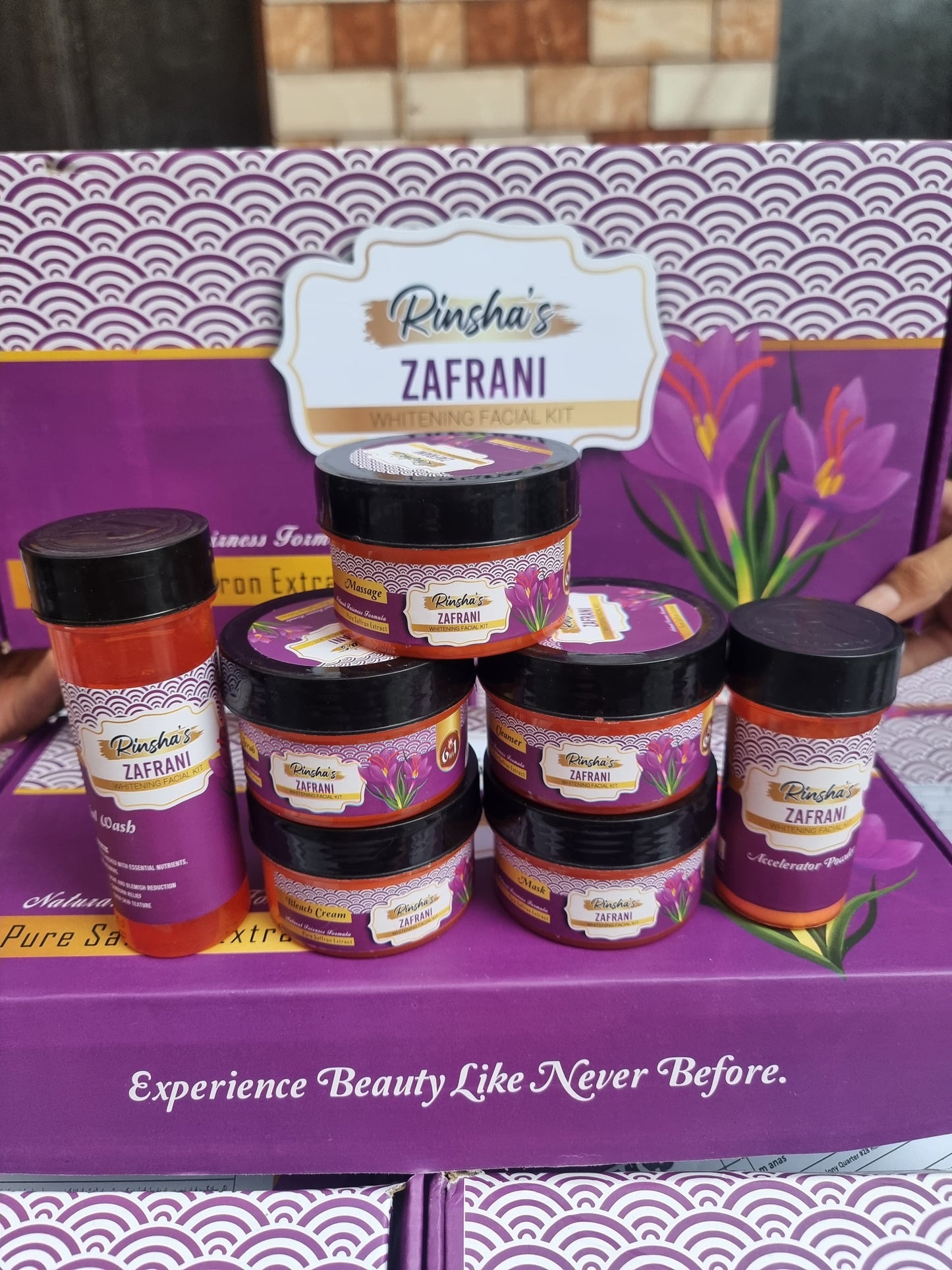 Rinshas Zafrani Whitening Facial Kit