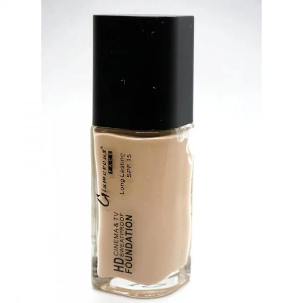 Glamorous Face HD Cinema & TV Waterproof Long Lasting Foundation Shade#Soft Ivory 03