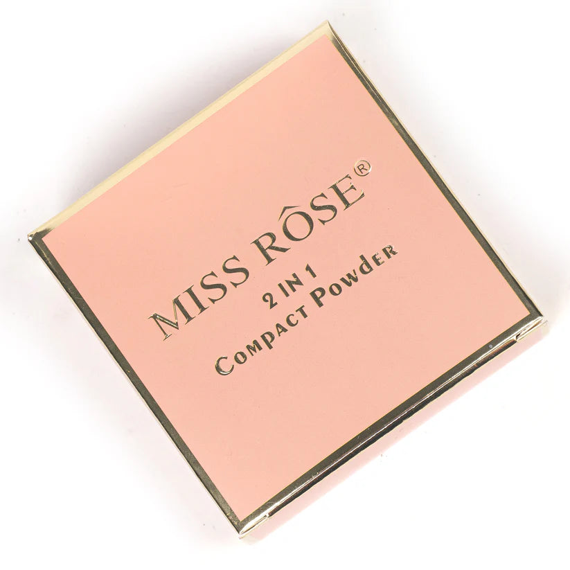 Miss Rose 2 in 1 compact powder