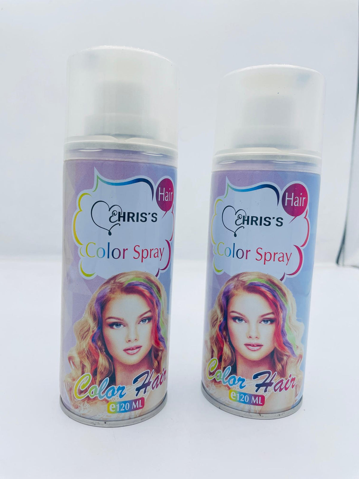 EHRIS'S COLOUR SPRAY COLOUR HAIR GOLD YELLOW  ( 120 ML ) 1 PCS