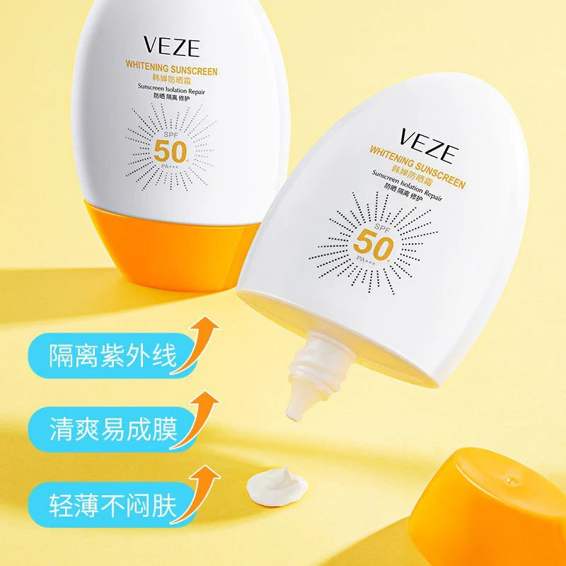 VEZE SPF50+ PA+++ Whitening Sunscreen Isolation Protect Cream