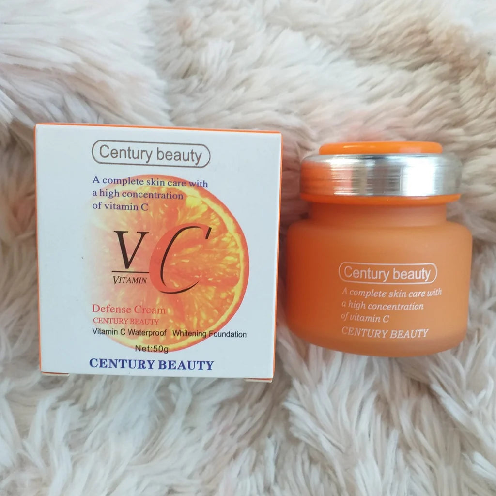 Century Beauty Vitamin C VC Waterproof Whitening Defense Cream 50g