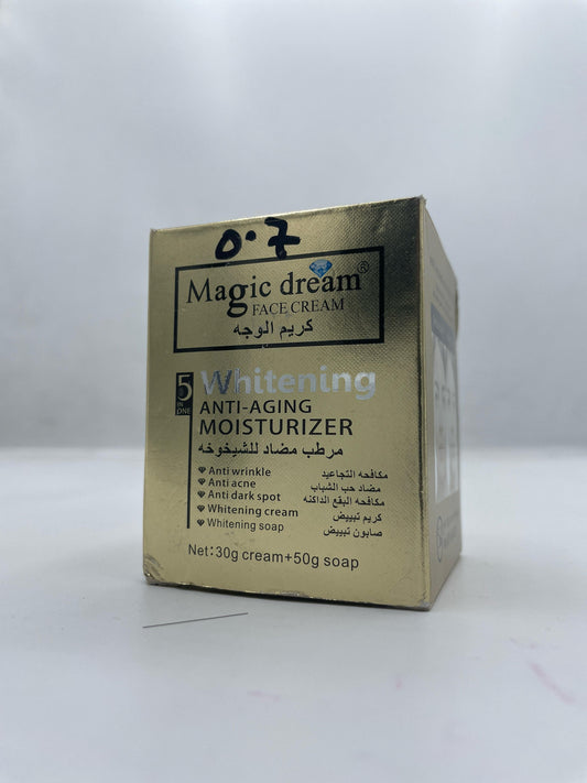 Magic Dream Whitening Combo: Face Cream (30g) + Whitening Soap (50g)