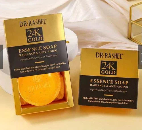 Dr Rashel 24K Gold Radiance & Anti Aging Essence Soap - 100gms