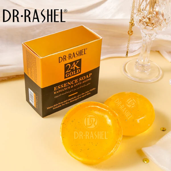 Dr Rashel 24K Gold Radiance & Anti Aging Essence Soap - 100gms