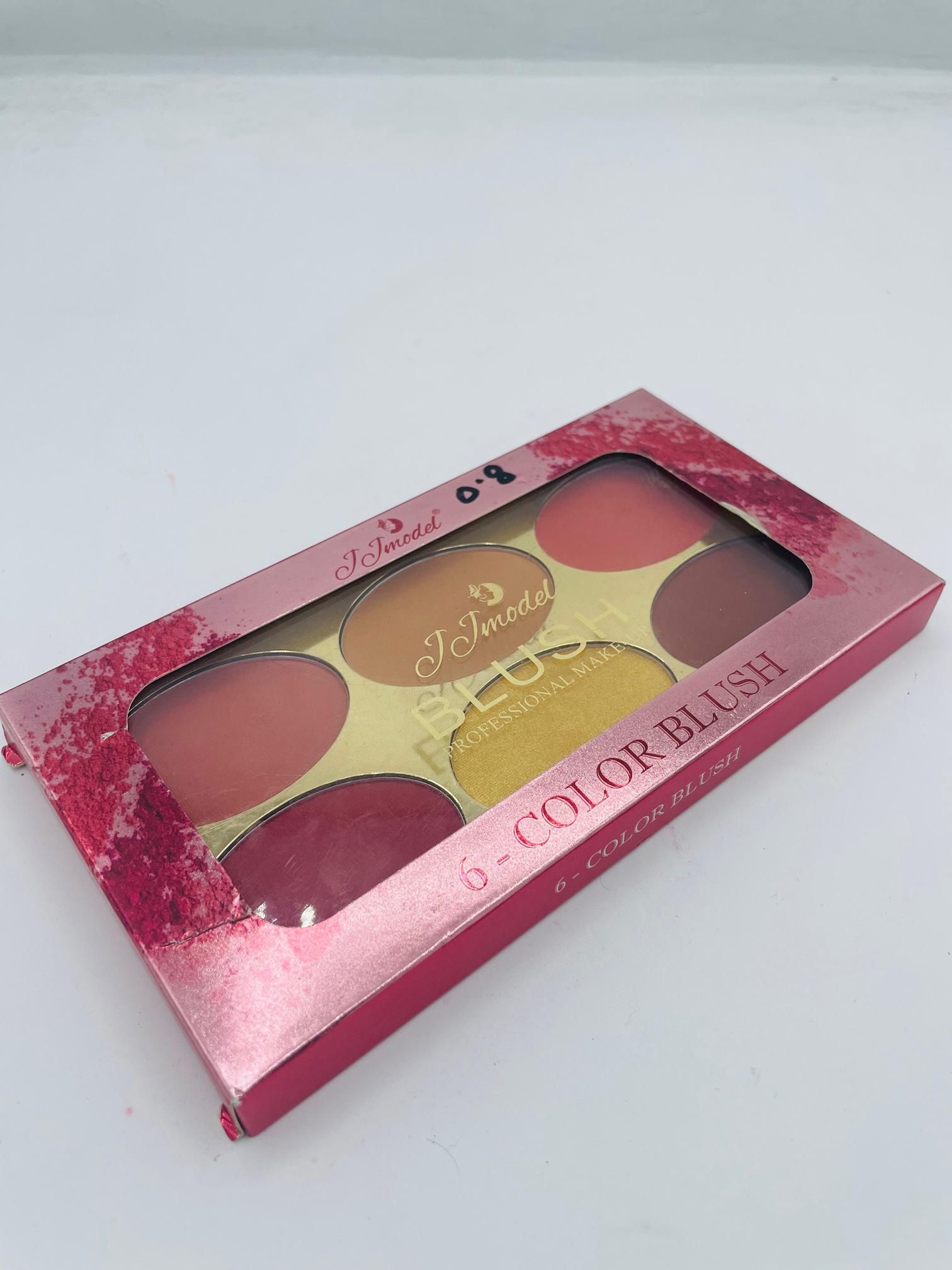 JJ MODEL 6COLOURS-BLUSH PROFESSIONAL MAKE-UP