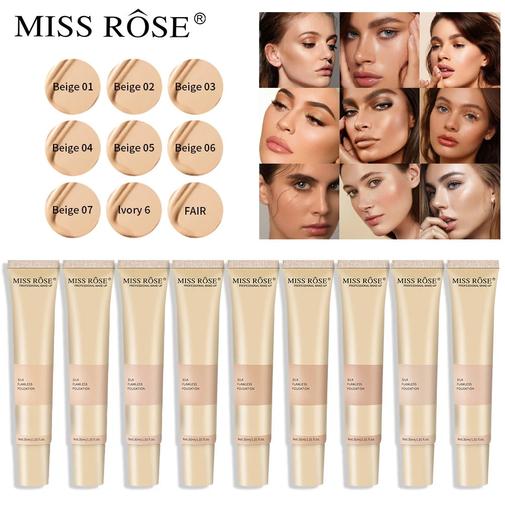 Miss Rose Flawless Silk Foundation Beige 03