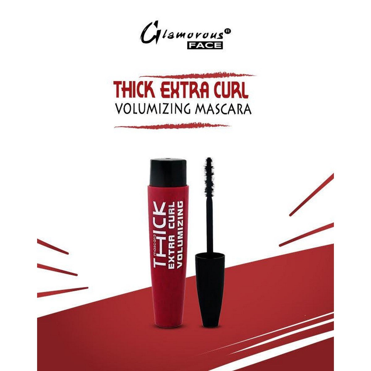 Glamorous Face 4D Thick Extra Curl Volumizing Mascara, GF7860 (5ml)