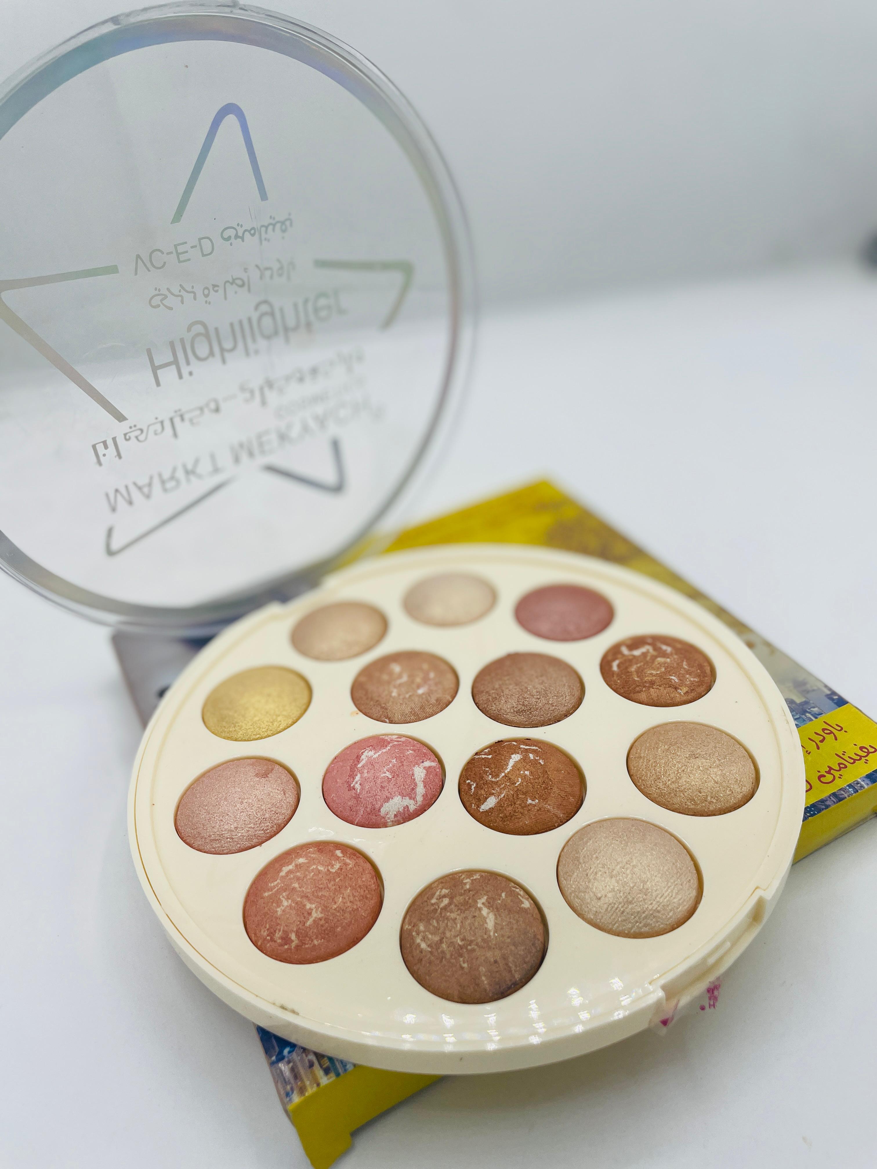 MARKT MEKYACH COSMETICS HIGHLIGHTER 14 COLOURS