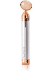 New 2 In 1 Flawless Contour, Flawless Jade Roller, Micro Vibrating Facial Roller And Massager, Automatic Facial Vibrate Face Massager, Electric Pink Rose Quartz Facial Massager, Vibrating Face Body Massage Tool, Skin Care Lift Tightening Women Beauty Bar