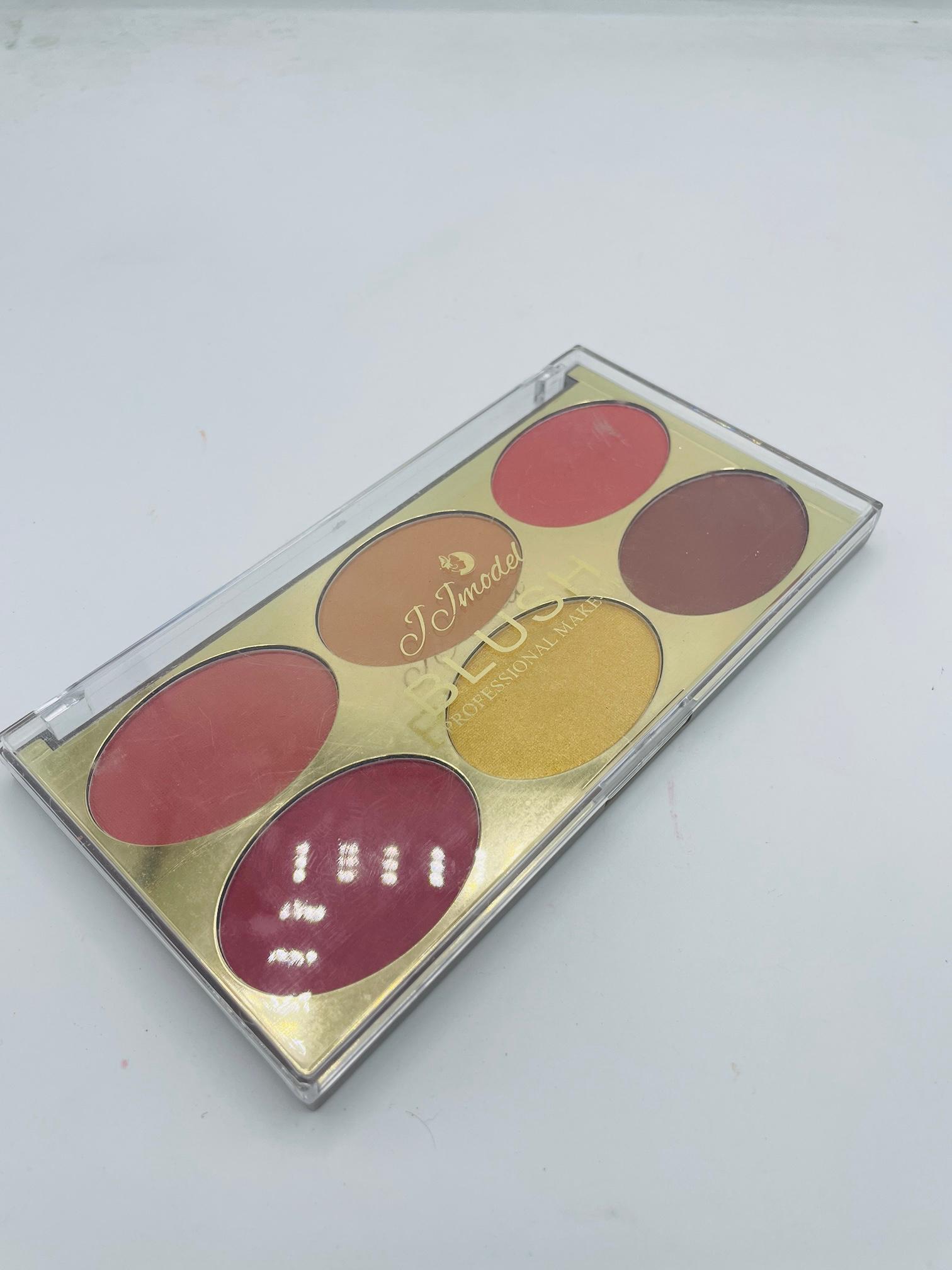 JJ MODEL 6COLOURS-BLUSH PROFESSIONAL MAKE-UP