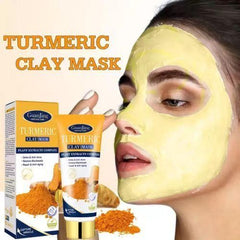 Guanjing Turmeric Plant Extracts Complex brightening Clay Mask