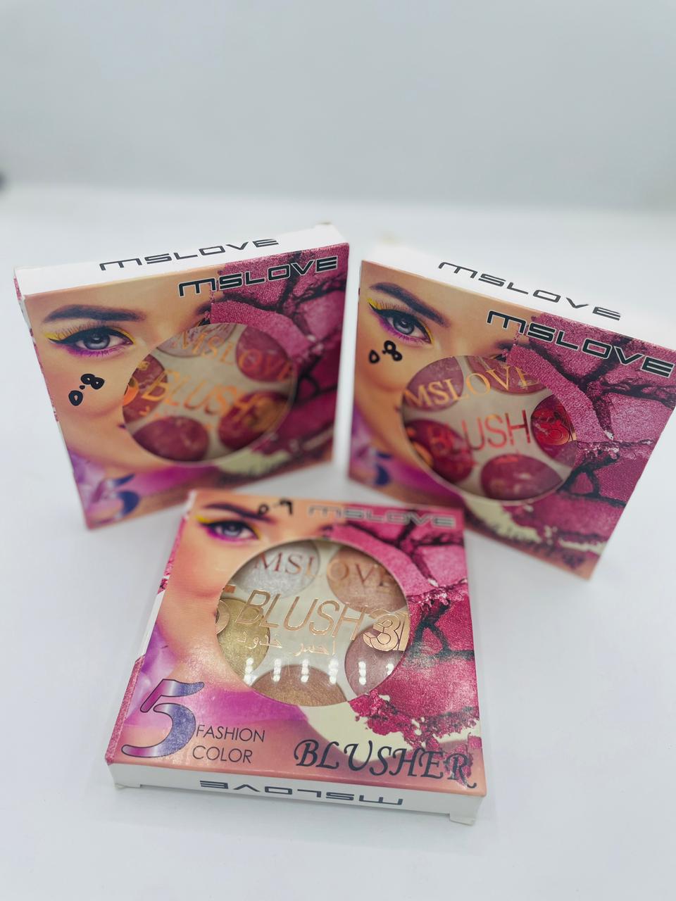 MSLOVE 5 BLUSH 3D BLUSHER ( 5 FASHION COLOUR )