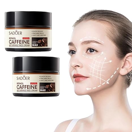 SADOER Hydrating Retinol Caffeine Anti-Wrinkle Cream 50g,Sadoer Retinol Cream,care for skin,anti wrinkle moist