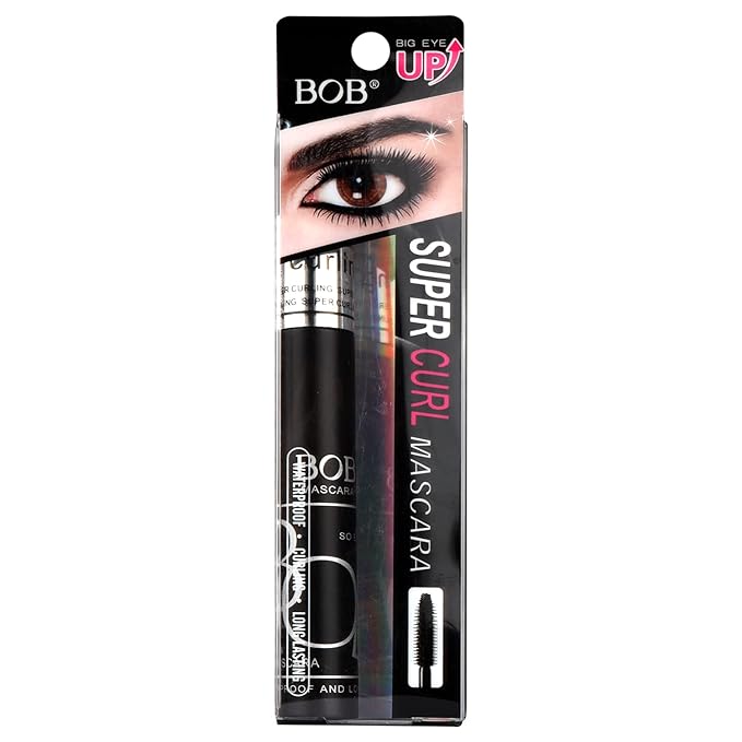 BOB Big Eye Super Curl Mascara, Waterproof, Curling, Long Lasting, 8gm