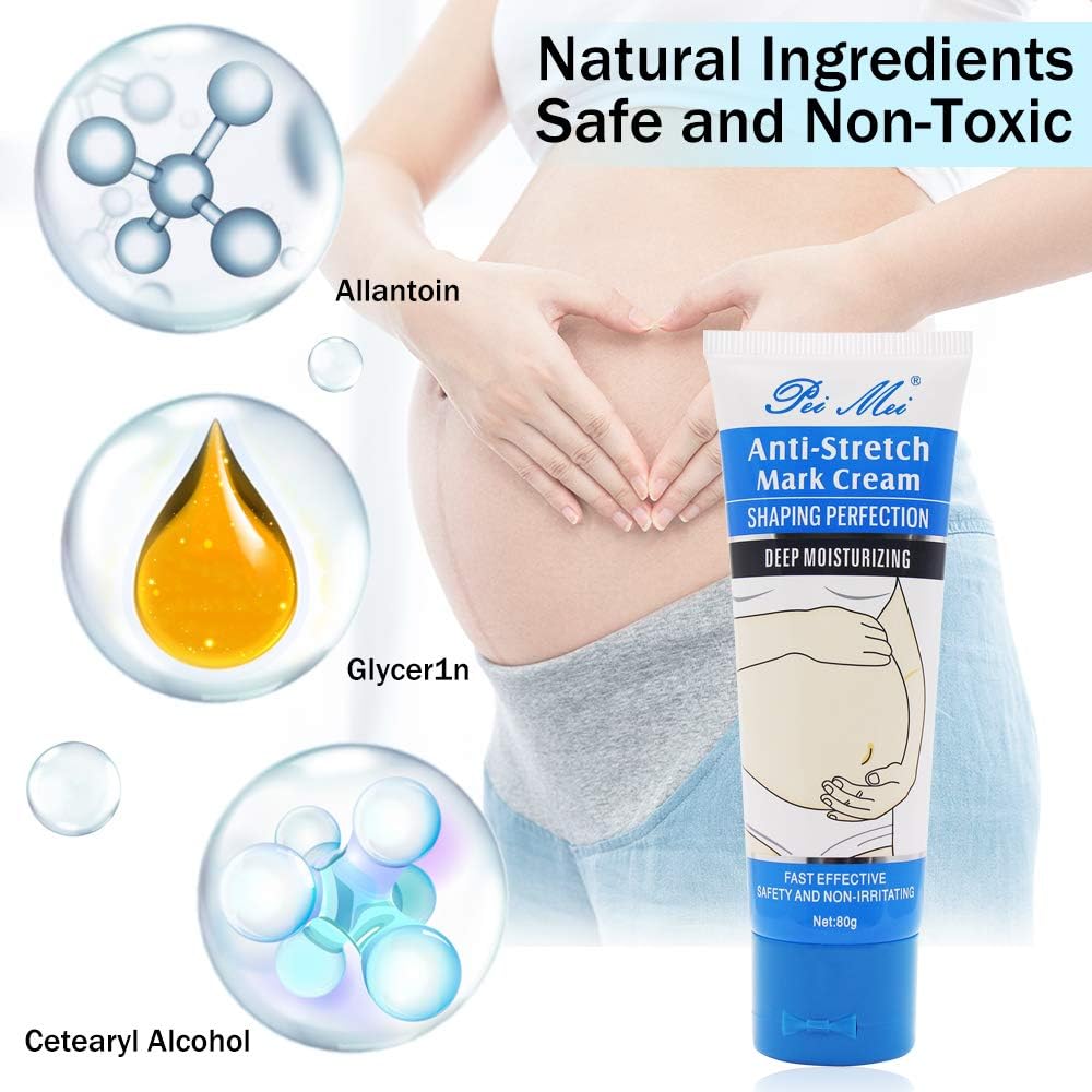 Stretch Mark Cream, Stretch Mark Remover, Stretch Mark Cream Pregnancy, Stretch Mark Removal Cream Maternity Repair, Repair Scar Cream Slackline Abdomen for All Skin Types (PRIVATE)