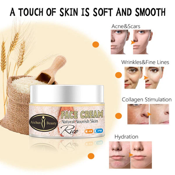 Aichun Beauty - Rice Glow Face Natural Nourish Skin Cream 50ml