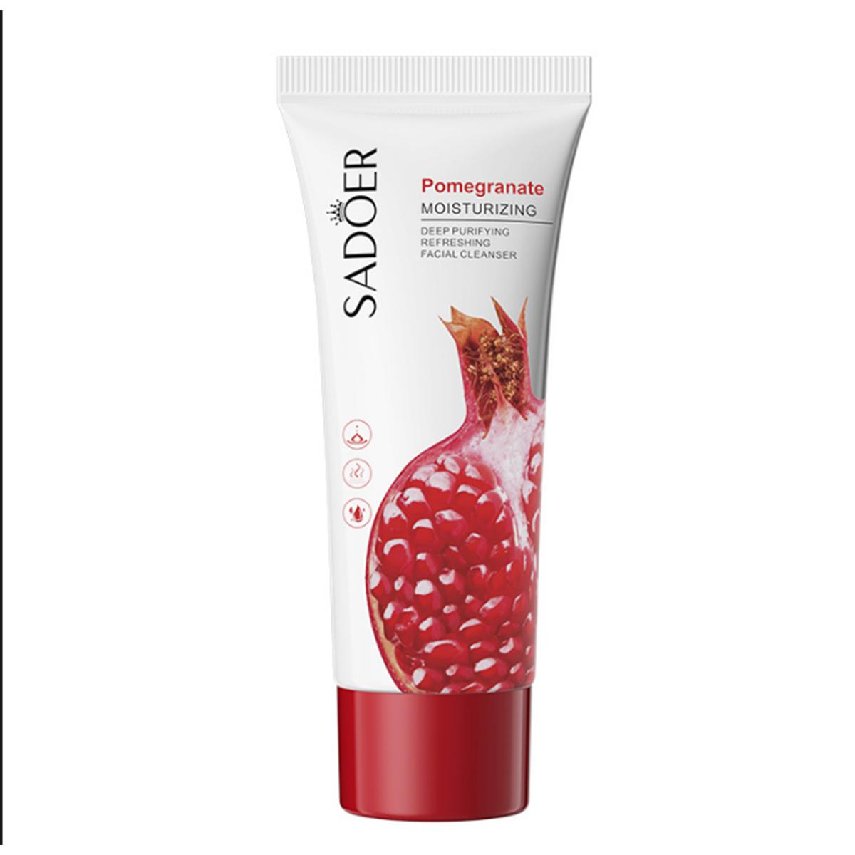 Sadoer Pomegranate Refreshing Deep Purifying Moisturizing Facial Cleanser – 100ml