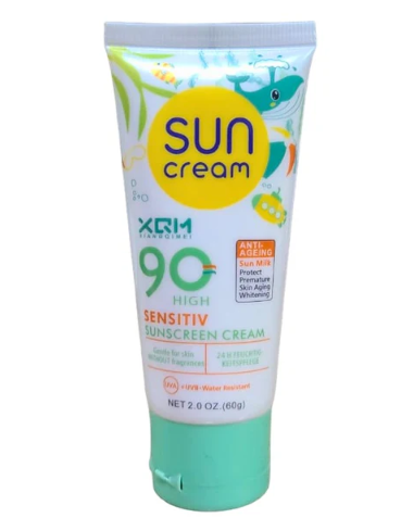 XQM Sensitive Sun Cream Whitening and Anti-Aging SPF 90
