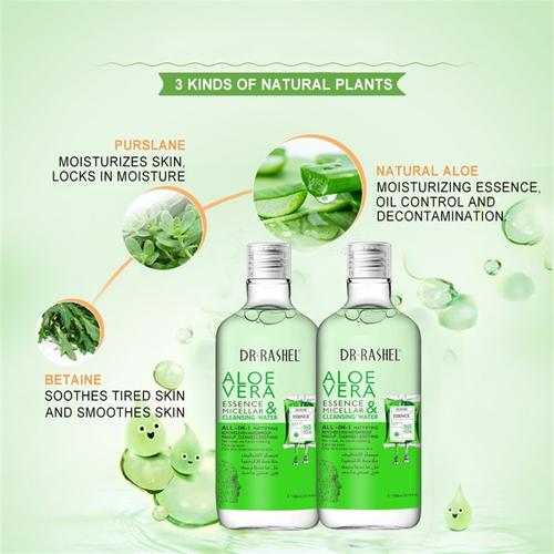 Dr Rashel Aloe Vera Essence Micellar Cleansing Water, 350ml