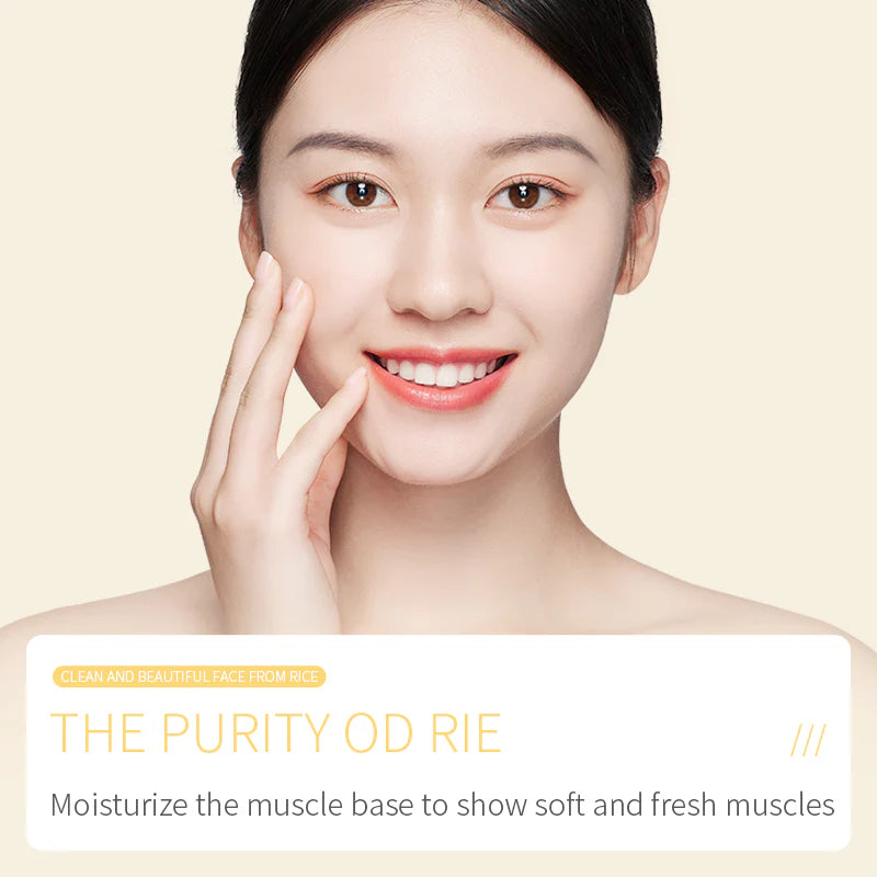 BIOAQUA Rice Raw Pulp Skin Whitening Product - Facial Cleanser