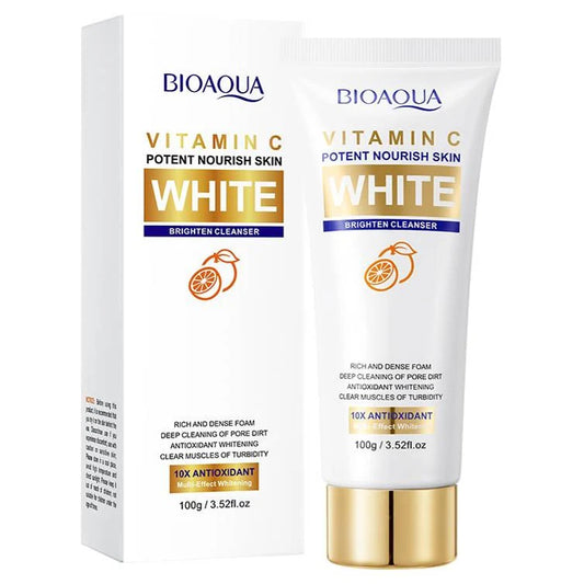 BIOAQUA Vitamin C Potent Nourish White Brighten Cleanser 100g