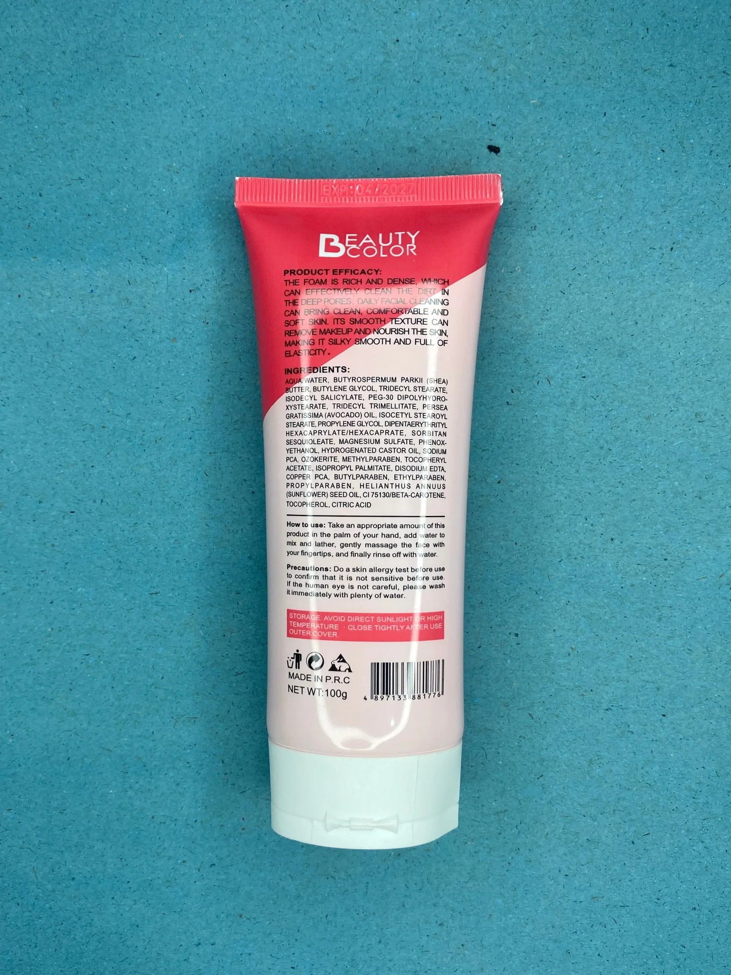 Beauty Color Facial Foam Face Wash - Deep Cleansing & Refreshing