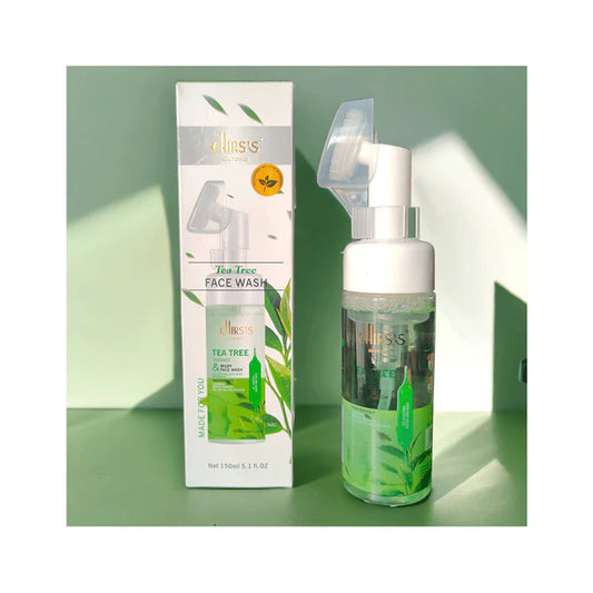 Chirs's Tea Tree Face Wash Oil Control Anti Acne Whitening Cleansing Mousse 150ML