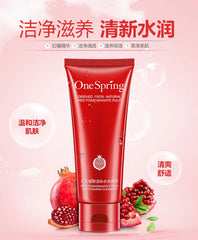 One spring Red Pomegranate Fresh Hydrating Moisturizing Facial Cleanser