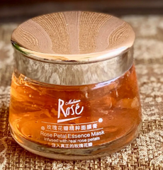 Softening mask with rose petals Cahnsai Petal Rose Essence Facial Mask