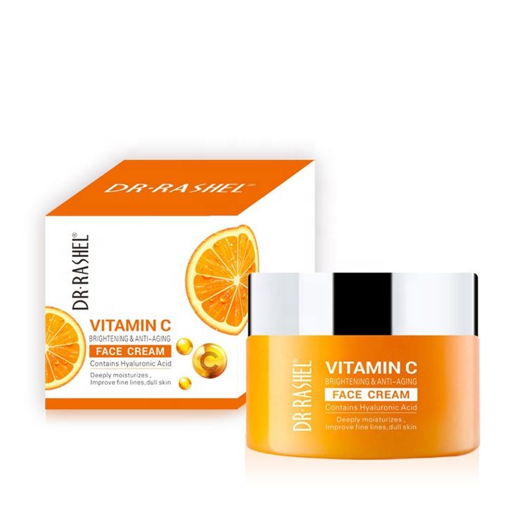 Dr.Rashel Vitamin C Brightening & Anti Aging Face Cream Powered By Hyaluronic Acid