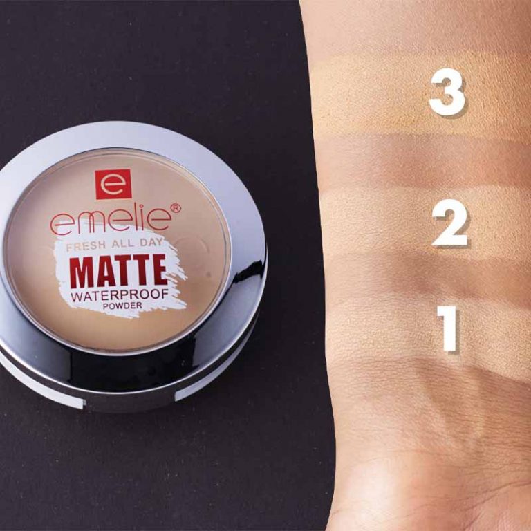 Emelie Matte Waterproof Compact Powder