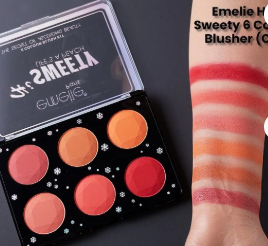 Emelie - Hi Sweety 6 Color Blush Kit