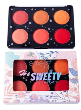Emelie - Hi Sweety 6 Color Blush Kit