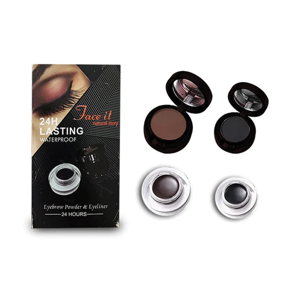 Face it Natural Story 4 In 1 Gel Eyeliner and Eyebro powder