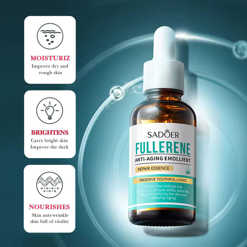 Sadoer Fullerene Anti Aging Rejuvenate Repair Essence Serum 30ml