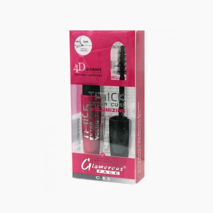 Glamorous Face 4D Thick Extra Curl Volumizing Mascara, GF7860 (5ml)