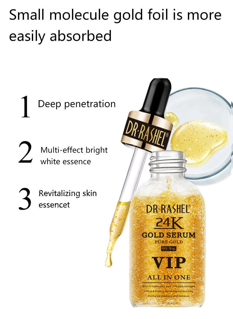 Dr.Rashel Gold Serum 99.9% VIP All In One Pure Gold, 50ml