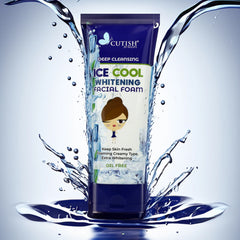 Cutish Ice cool Deep Cleansing Facial Foam Face Wash
