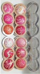 MSYAHO 3-in-1 Baked Blush Palette - Perfect Blush Trio for Effortless Radiance, Ideal for Girls