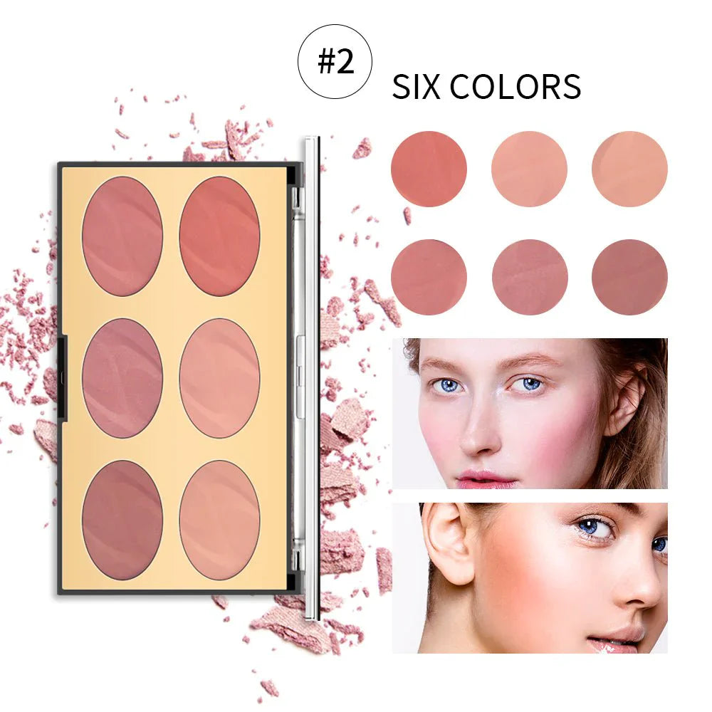 Miss Rose 6 color Rare Beauty blush Palette