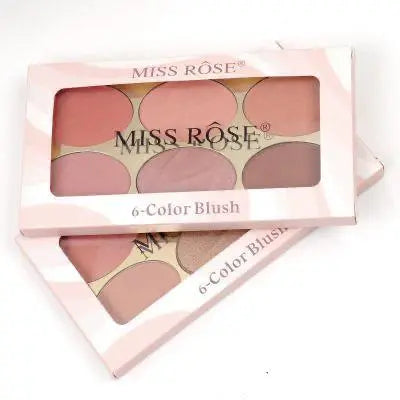 Miss Rose 6 color Rare Beauty blush Palette