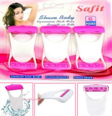Safit Shave Body Eqronomic Nice Free Smooth as Silk 6 Piece
