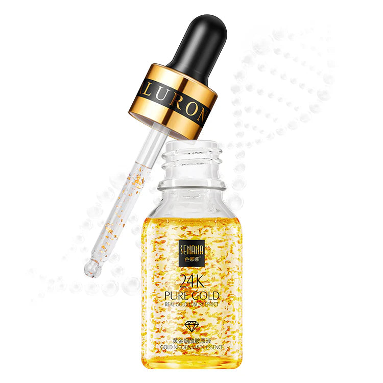 SENANA 24K Gold Hyaluronic Acid Anti-Wrinkle Face Serum 15ml