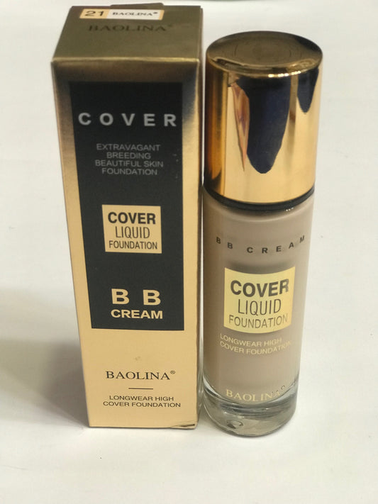 BAOLINA Cover Liquid Foundation | Waterproof BB Cream