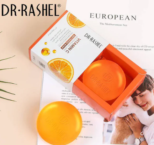 Dr Rashel Vitamin C Brightening & Anti Aging Whitening Soap - 100gms