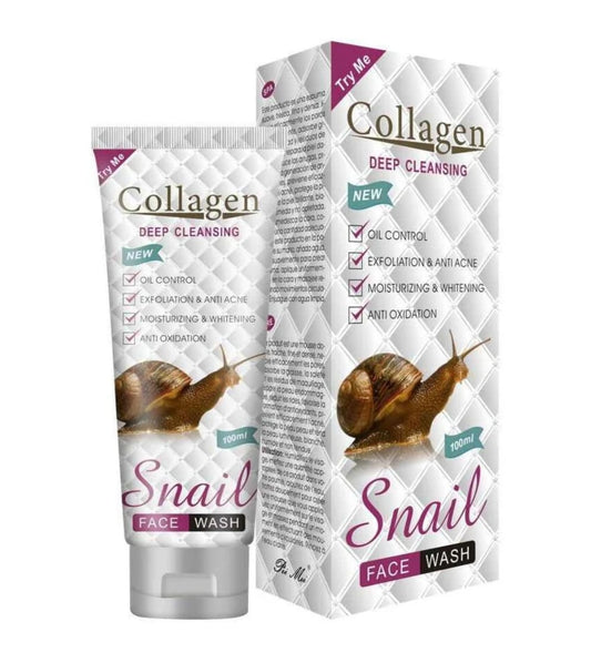 Collagen Deep Cleansing Essence Snail Face Washs 100ml